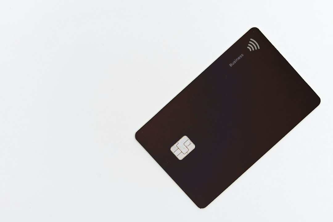 Bank card representing banking accounts and card services